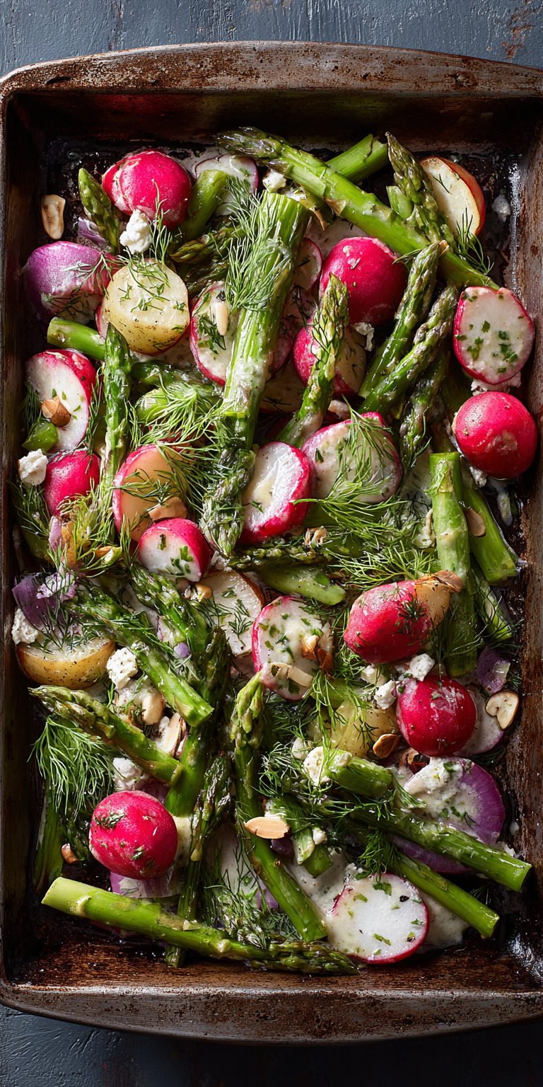 Lemon Herb Asparagus Cold Pasta Salad Recipe