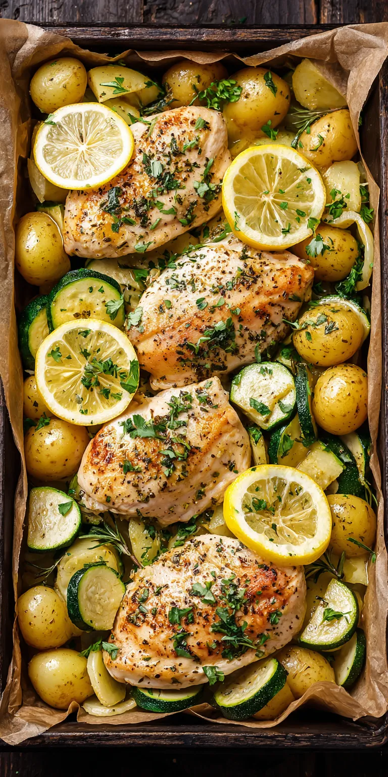 Lemon Herb Chicken Healthy Meal Prep served warm with cozy spices