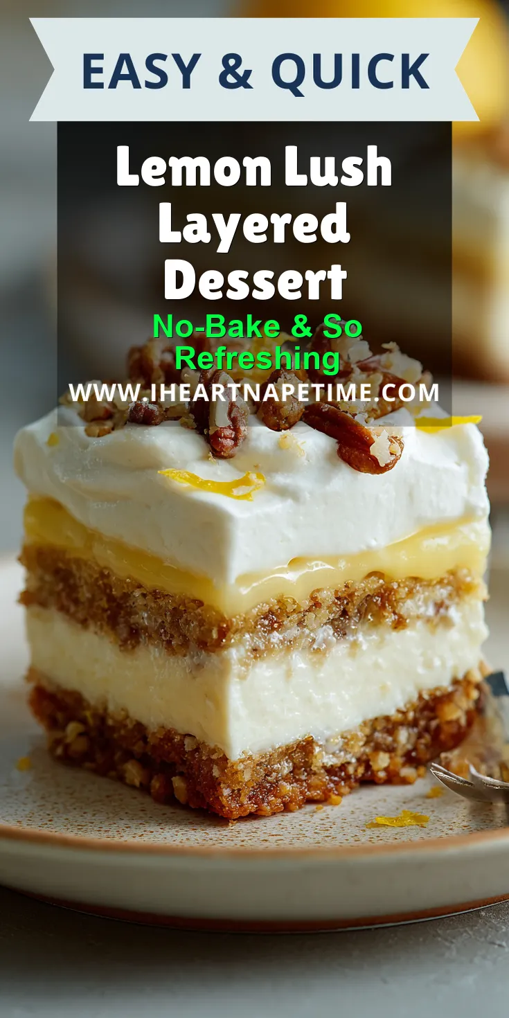 Lemon Lush Layered Dessert served warm with cozy spices