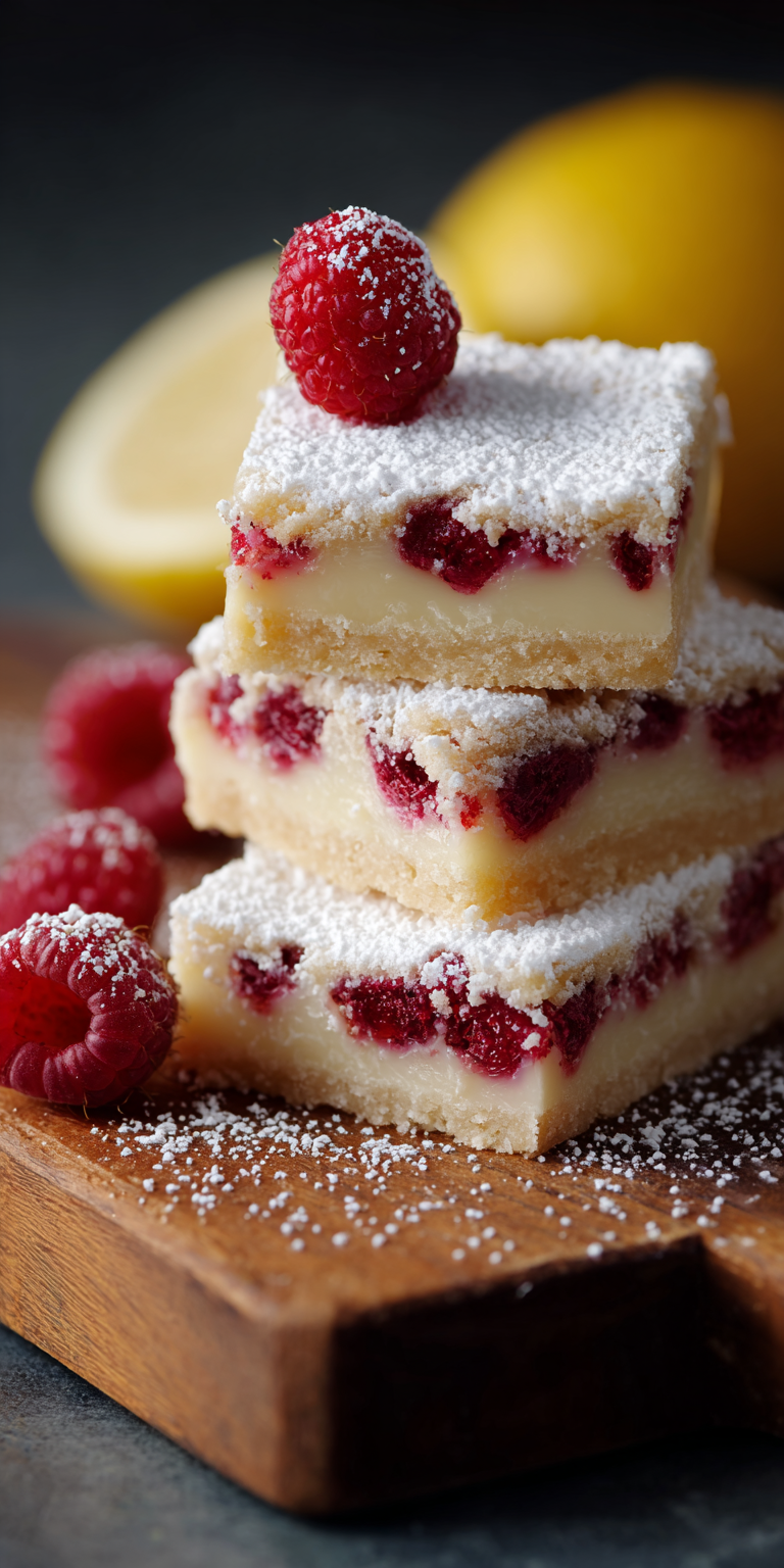 Lemon Raspberry Bars Recipe