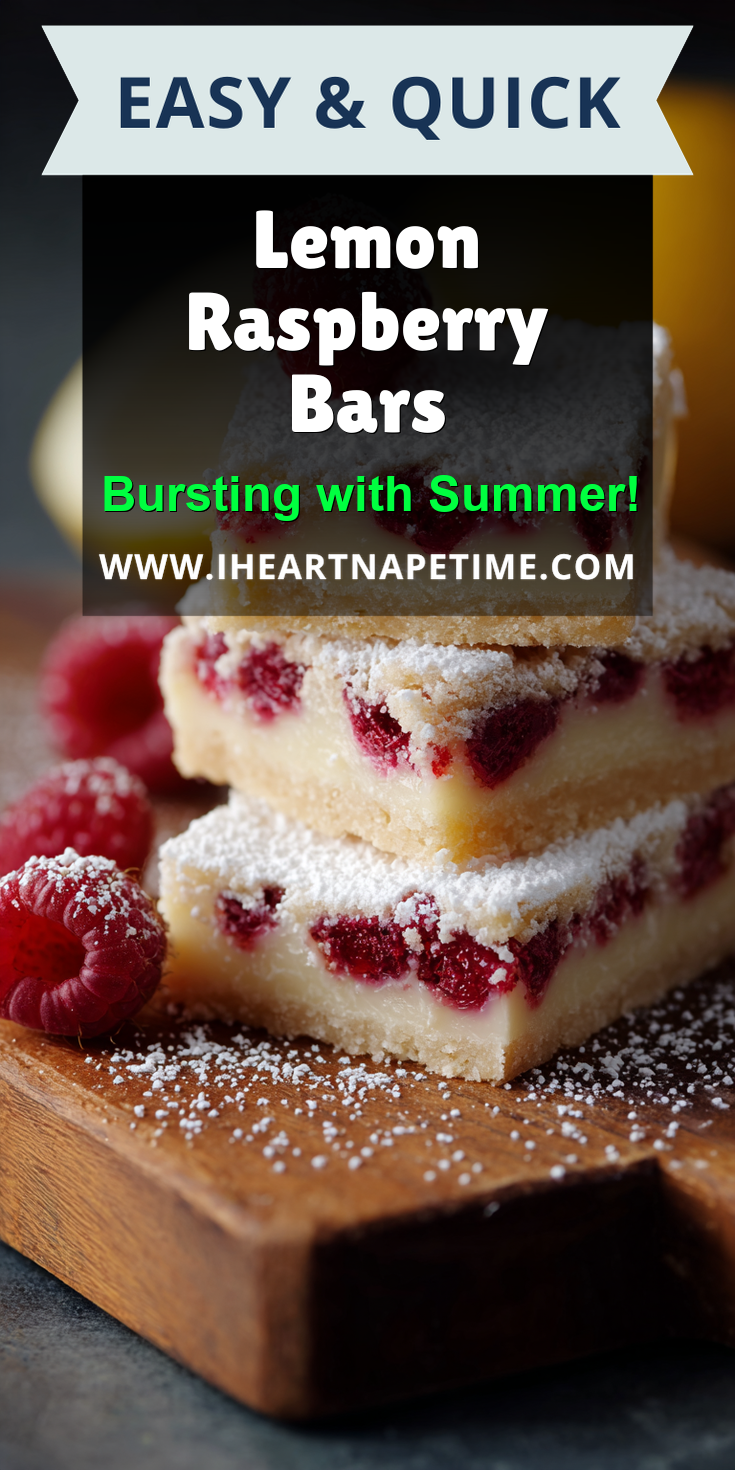 Lemon Raspberry Bars served warm with cozy spices