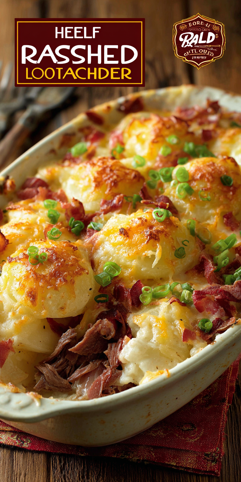 Loaded Bacon Scalloped Potatoes served warm with cozy spices