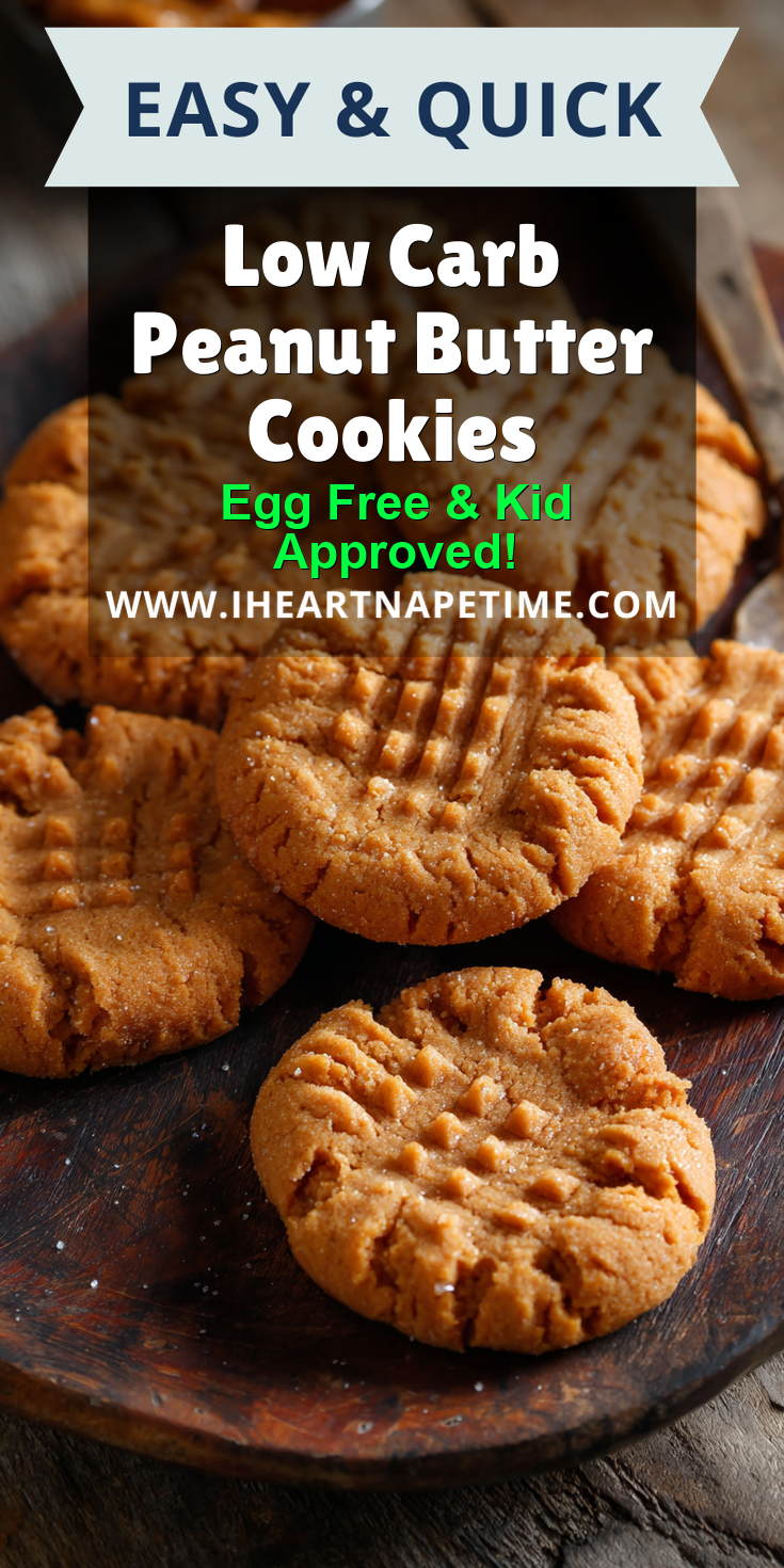 Low Carb Peanut Butter Cookies served warm with cozy spices