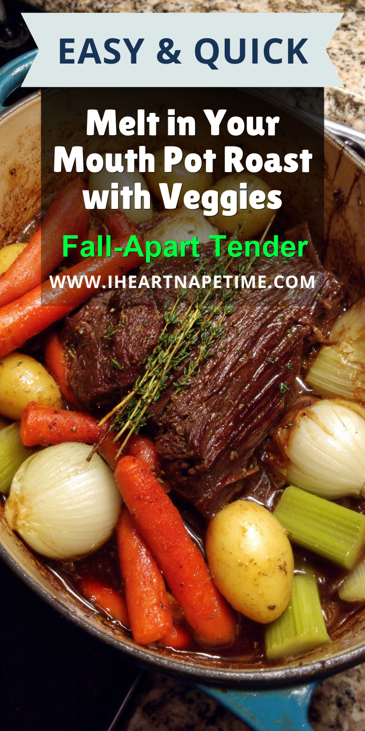 Melt in Your Mouth Pot Roast with Veggies served warm with cozy spices