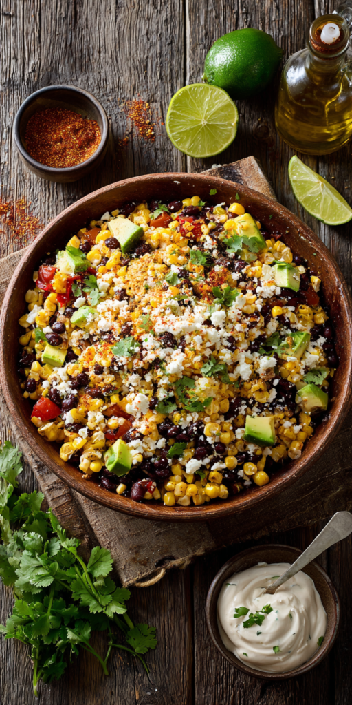Mexican Street Corn Salad Bowl Recipe