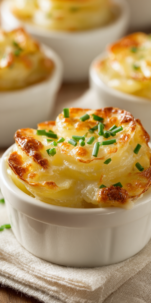Mini Individual Scalloped Potatoes Recipe