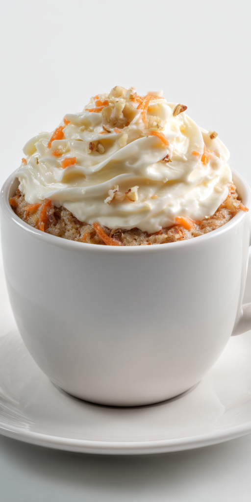 Mug Cake Carrot Cake Recipe for One