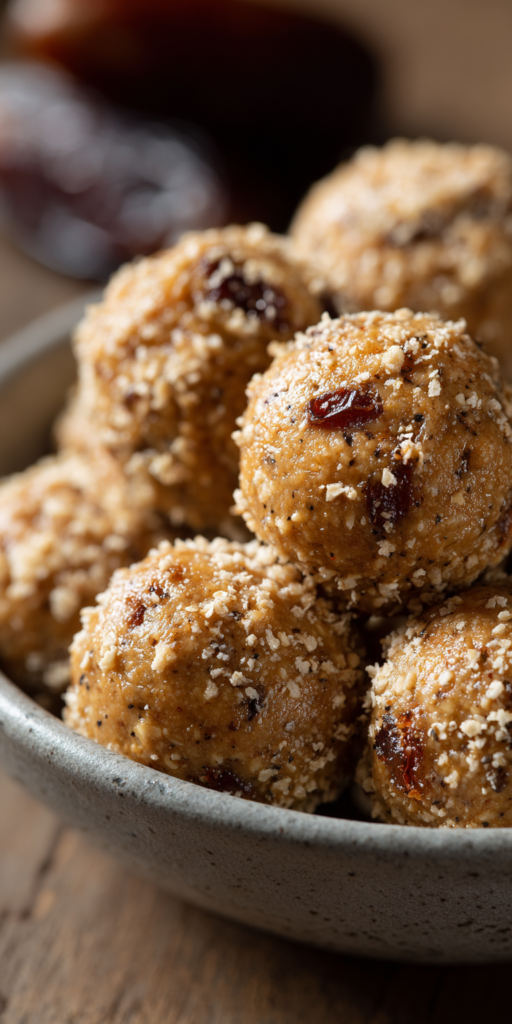 No Bake Peanut Butter Protein Snacks Balls Recipe