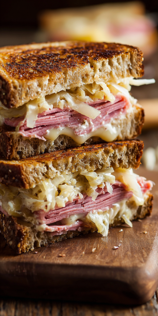 Reuben Sandwich with Homemade Russian Dressing Recipe
