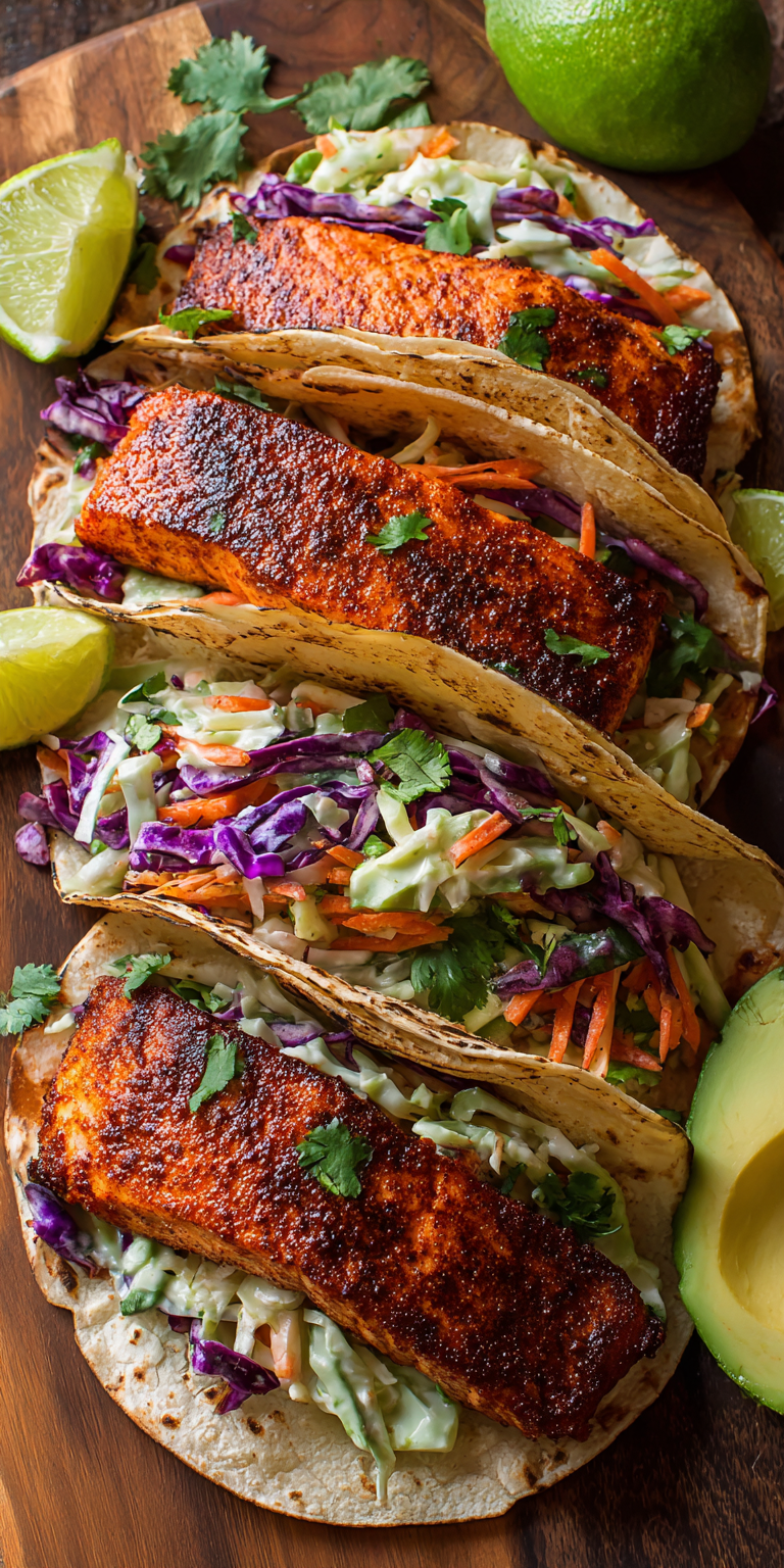 Salmon Patties with Dill Sauce served warm with cozy spices