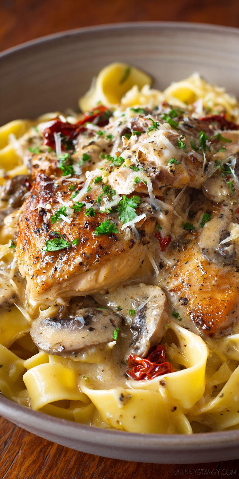 Slow Cooker Olive Garden Chicken Pasta Recipe