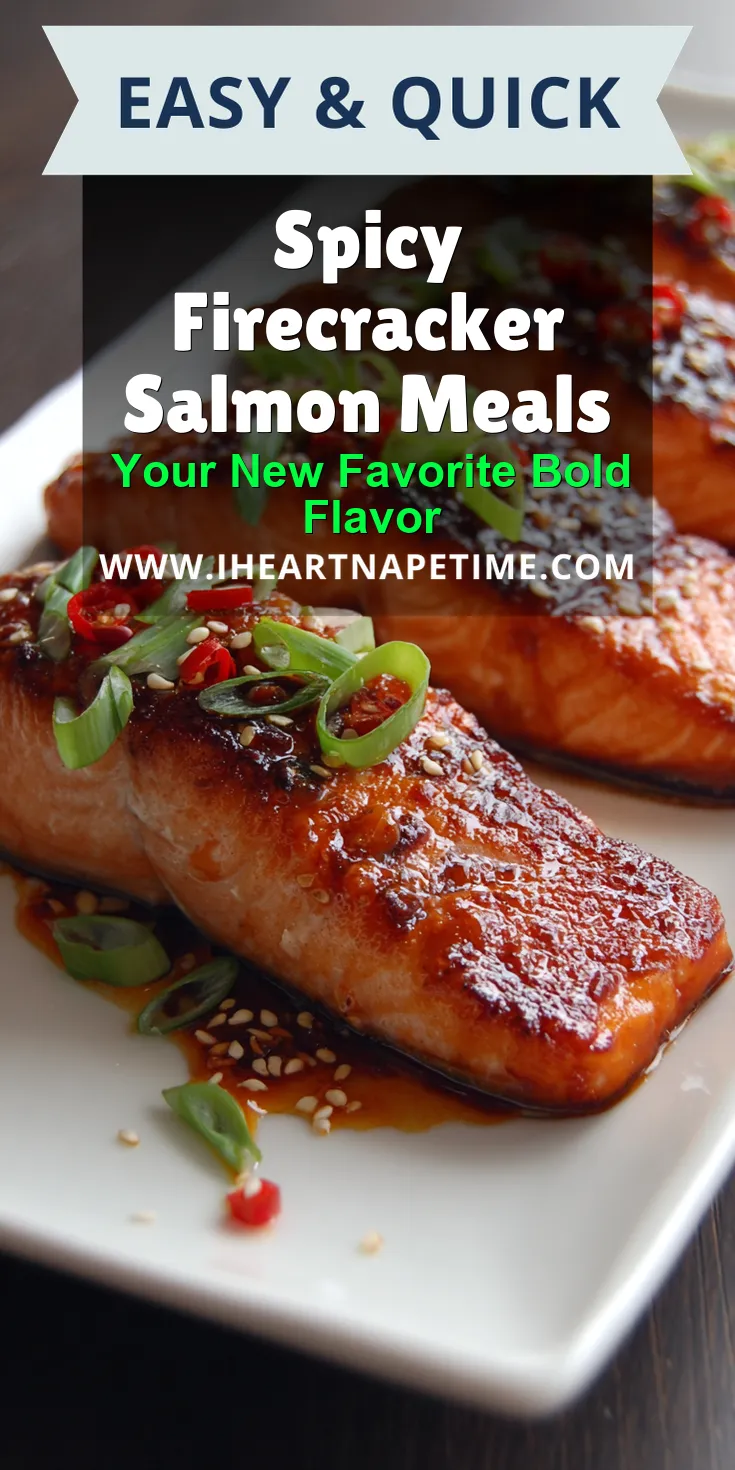 Spicy Firecracker Salmon Meals served warm with cozy spices