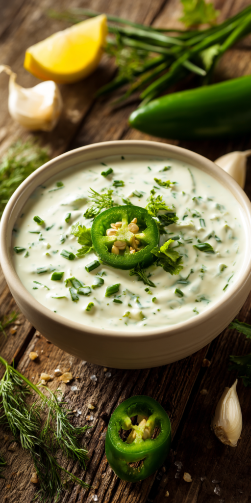 Spicy Jalapeno Ranch Dressing Recipe