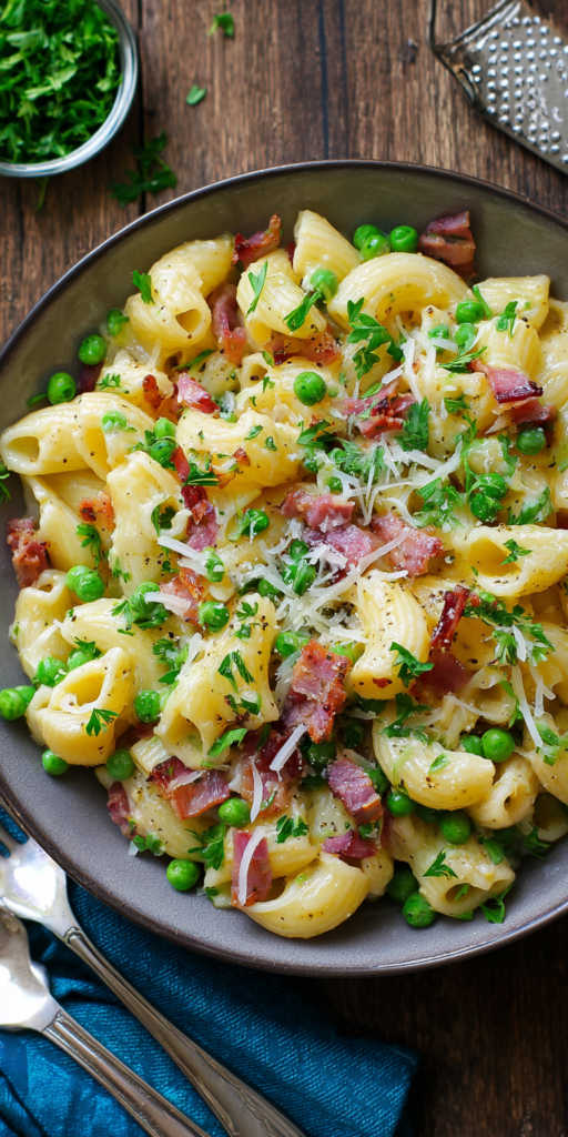 Spring Pea and Pancetta Pasta Recipe