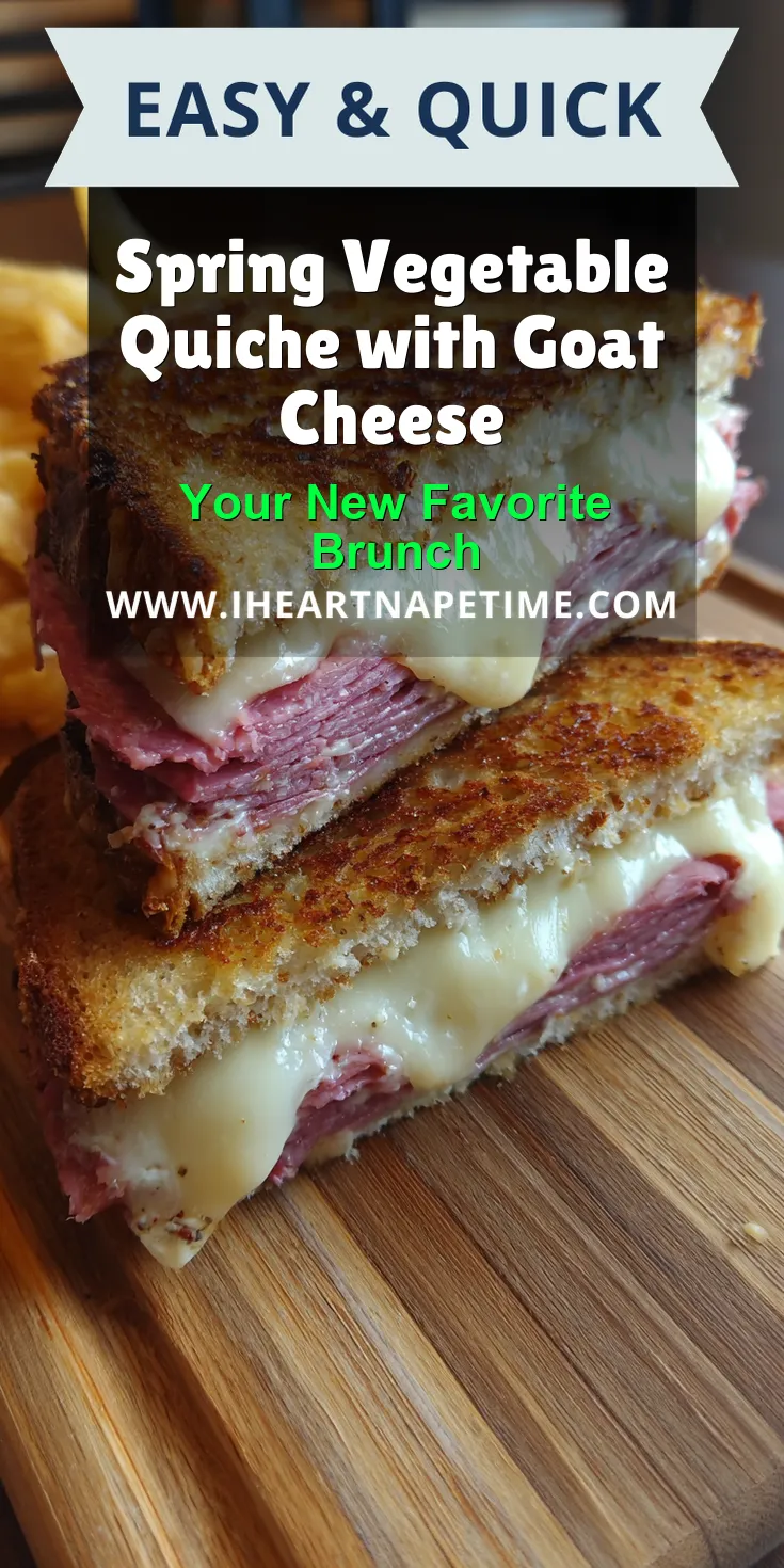 Spring Vegetable Quiche with Goat Cheese served warm with cozy spices