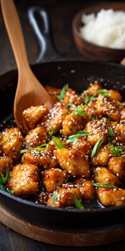 Sticky Sesame Chicken Simple and Quick Recipe