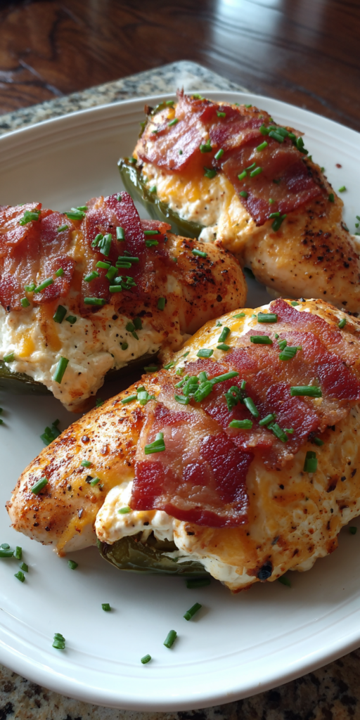 Stuffed Jalapeno Popper Chicken Breast Recipe