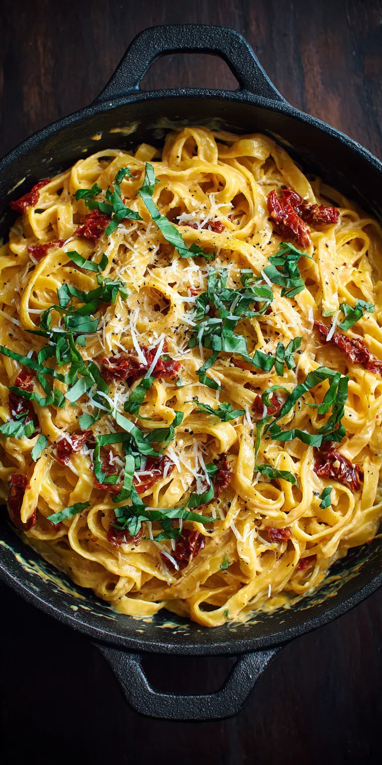 Sun Dried Tomato and Olive Pasta Salad served warm with cozy spices