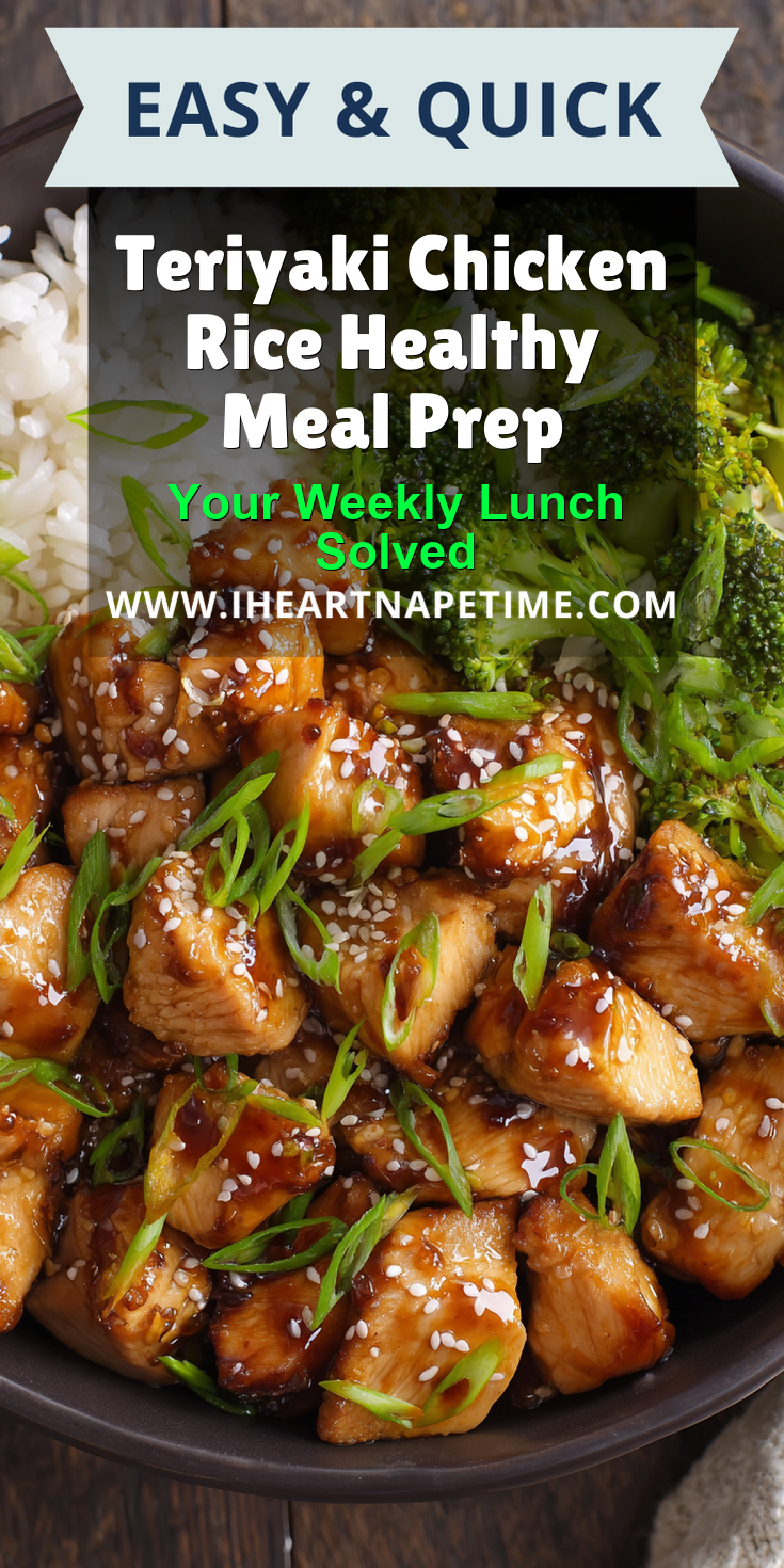 Teriyaki Chicken Rice Healthy Meal Prep served warm with cozy spices