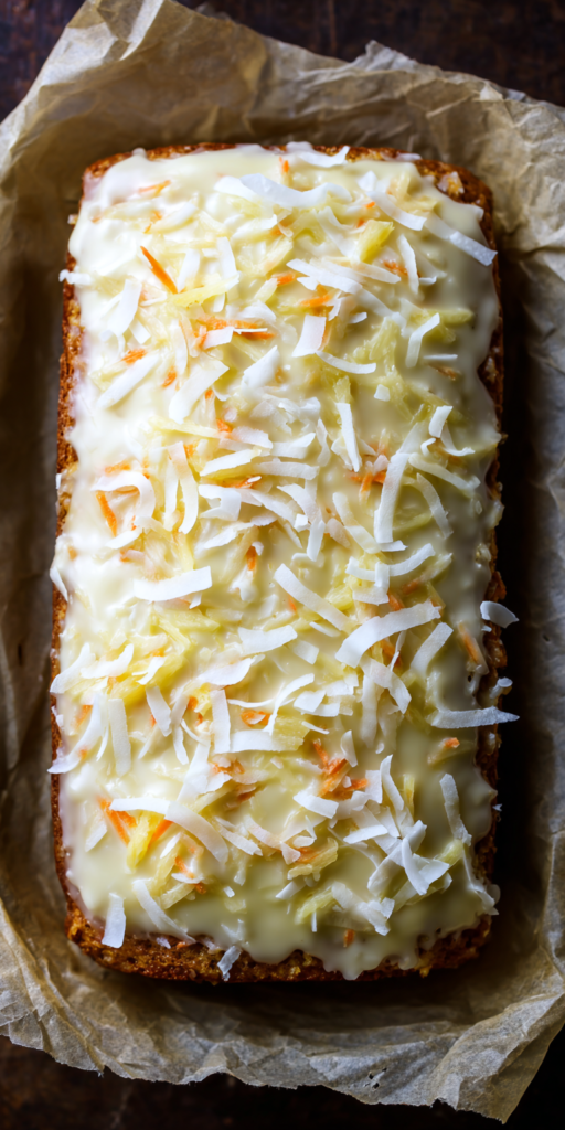 Tropical Coconut Carrot Cake Recipe