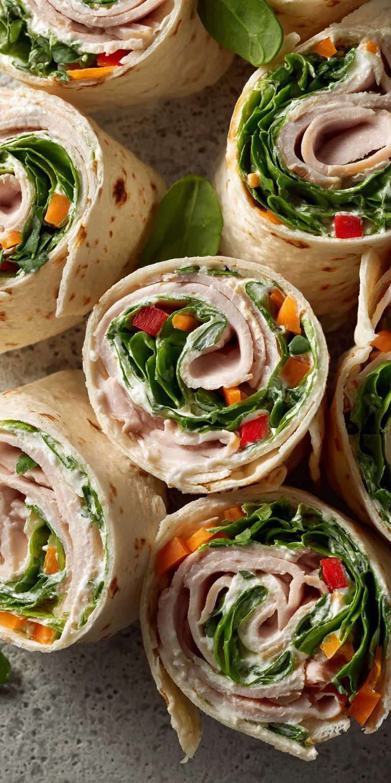 Turkey Pinwheels Healthy Food Dishes served warm with cozy spices