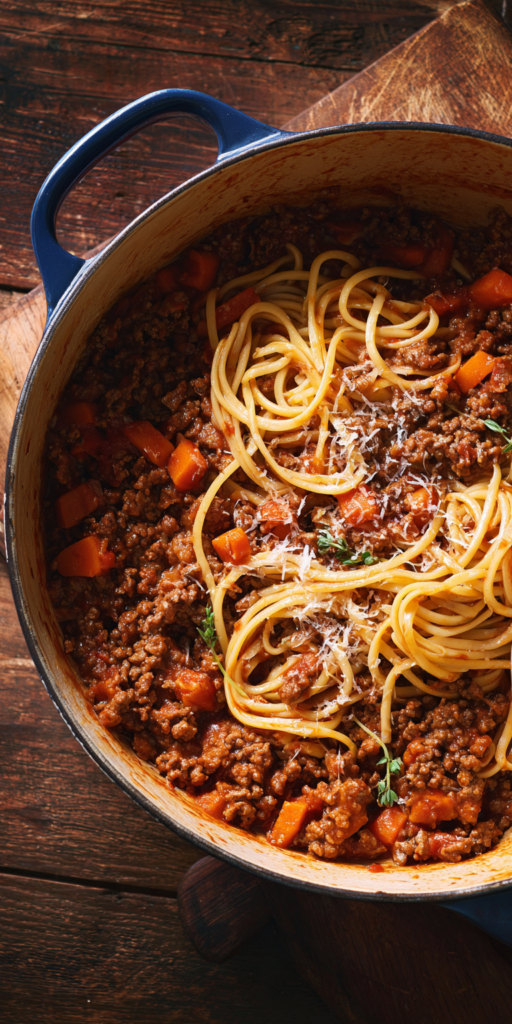 Venison Bolognese Sauce over Pasta Recipe