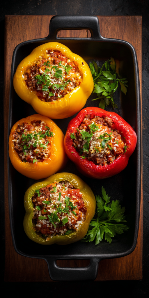 Venison Stuffed Bell Peppers Recipe