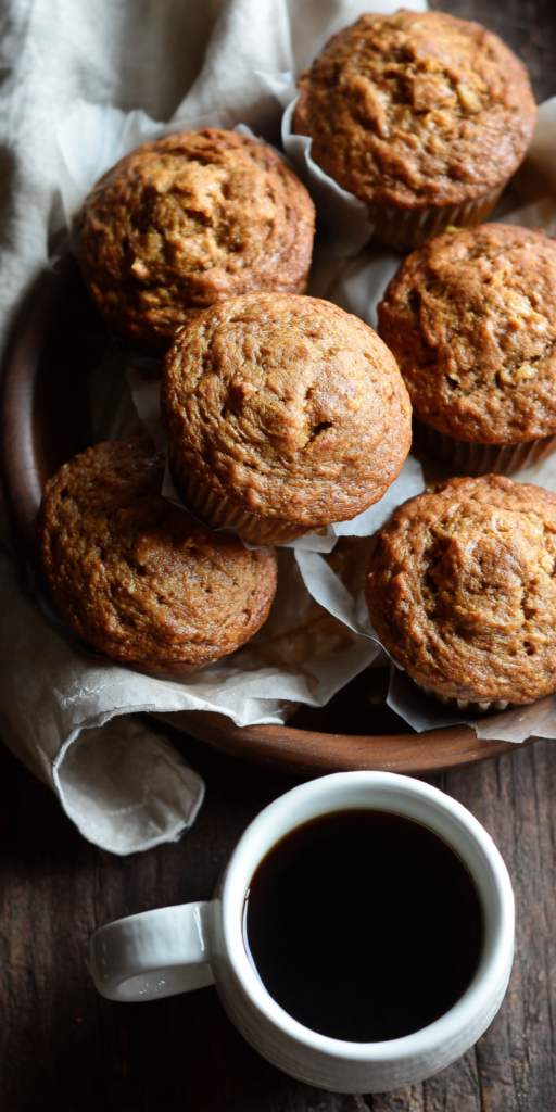 Whole Wheat Healthy Banana Muffins Recipe