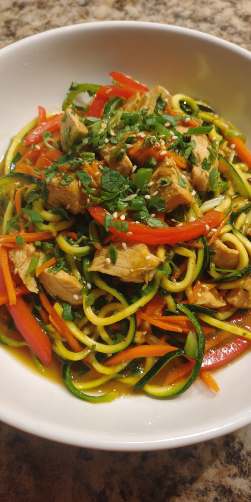 Zucchini Noodle Stir Fry Healthy Food Dishes Recipe