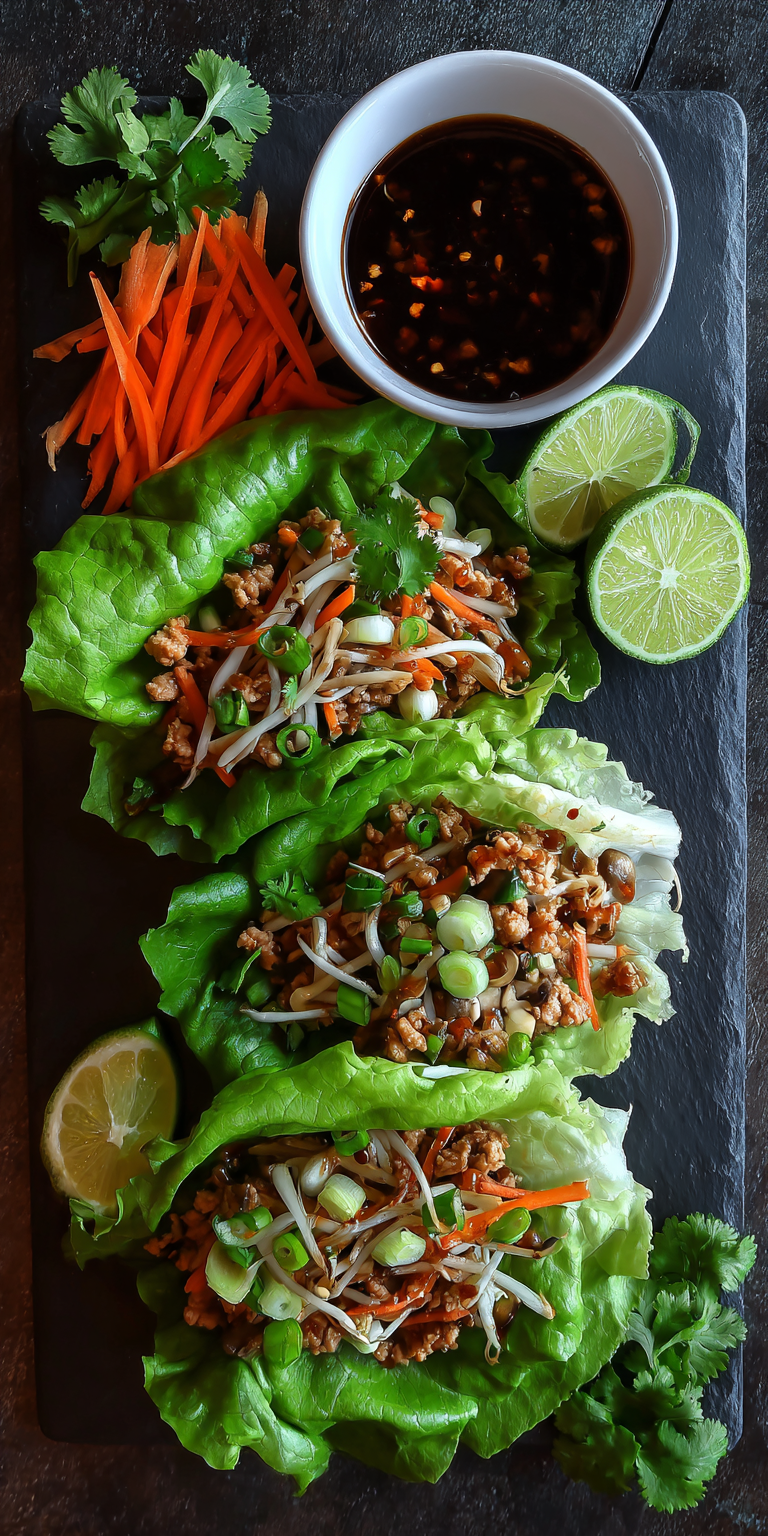 Asian Lettuce Wraps Simple Dinner Ideas Recipe
