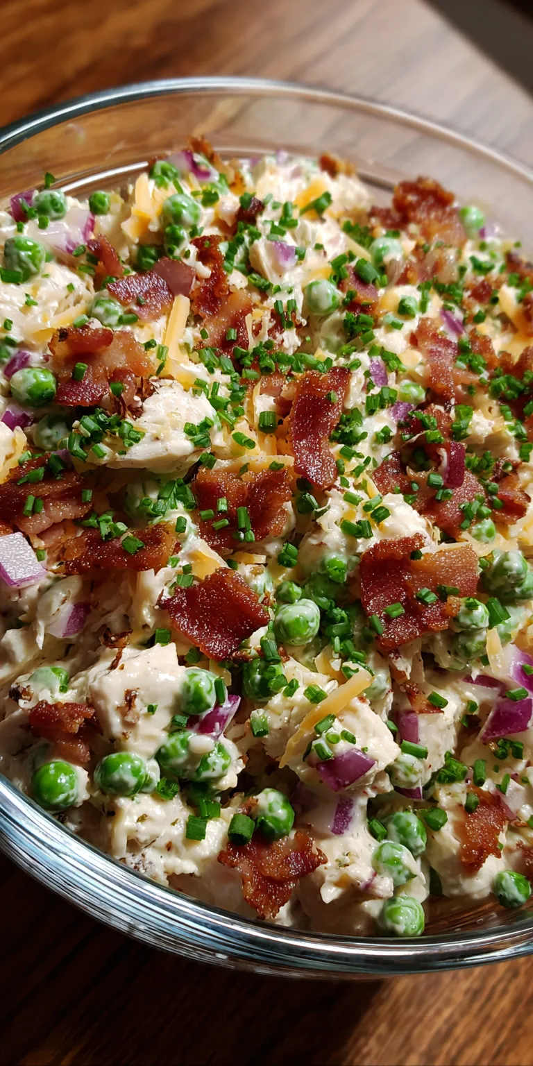 Bacon Ranch Pea Salad Easy Weeknight Dinners served warm with cozy spices