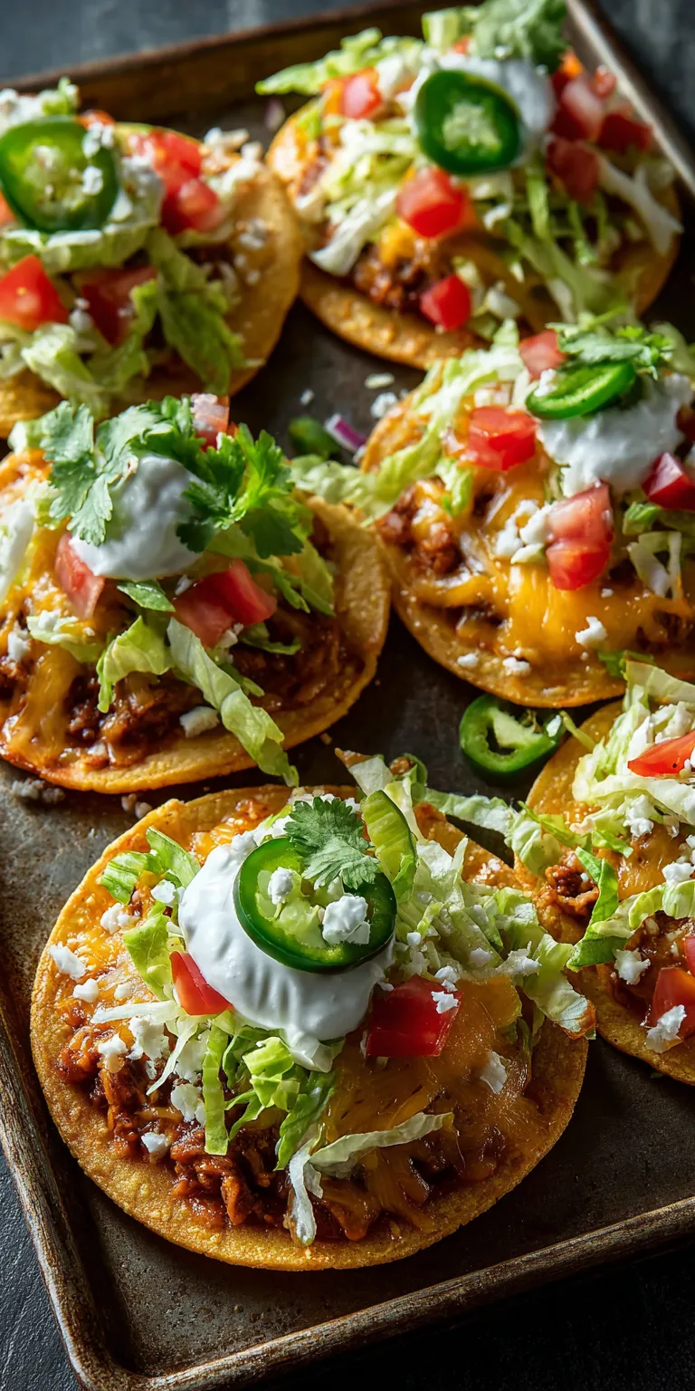Bean and Cheese Tostadas Simple Recipe served warm with cozy spices