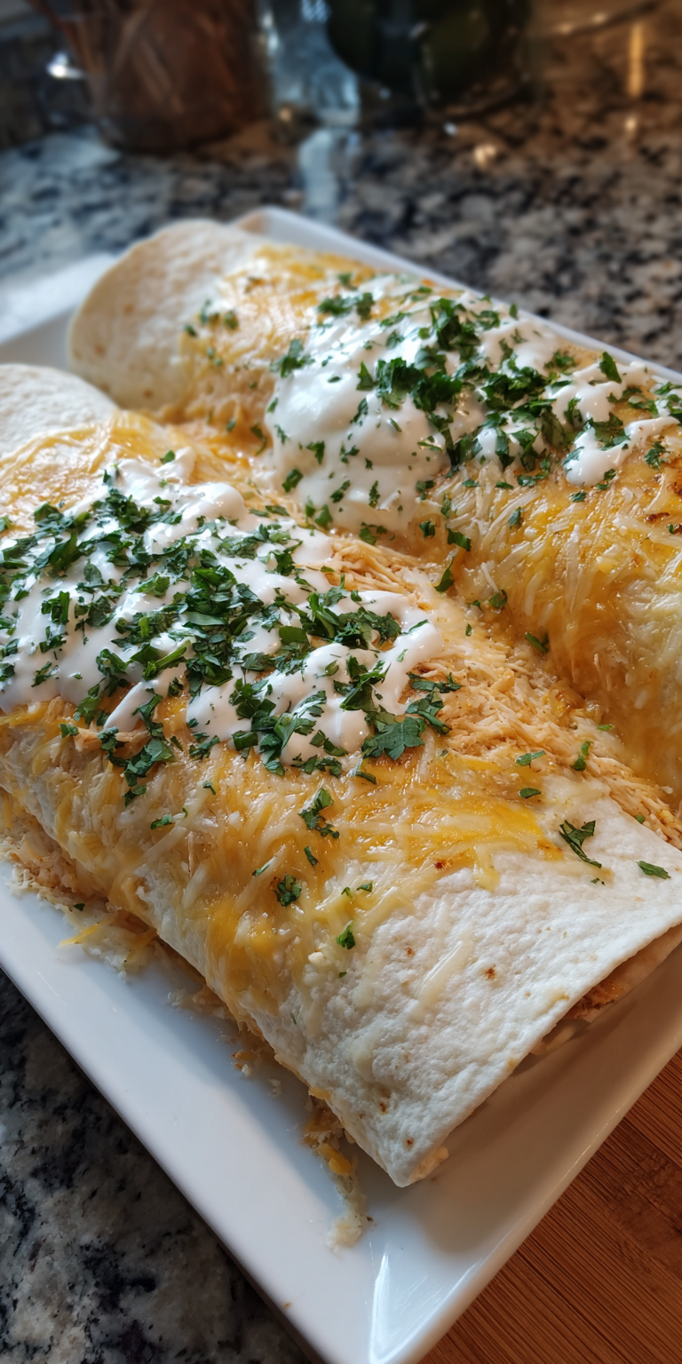 Chicken Enchiladas with Jalapeno Sauce Recipe