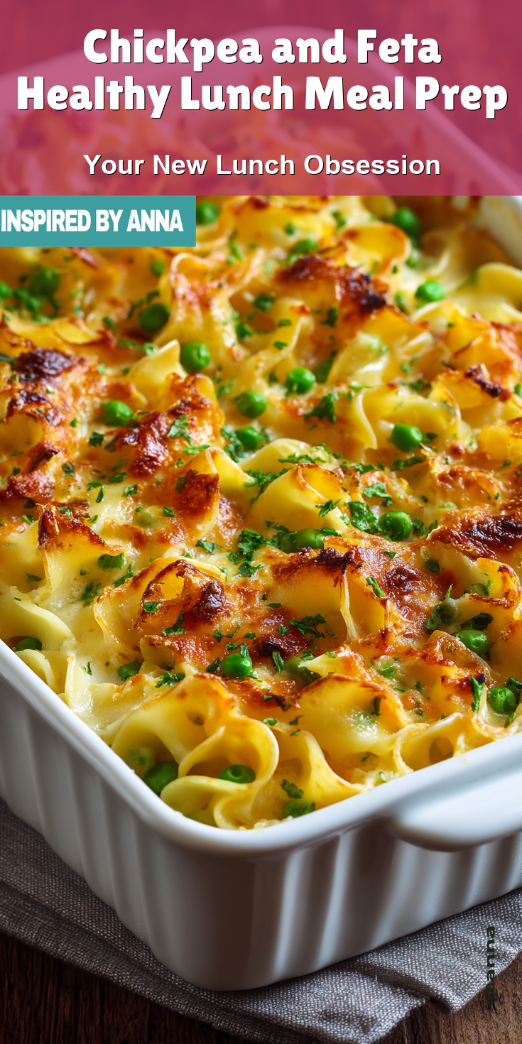 Chickpea and Feta Healthy Lunch Meal Prep served warm with cozy spices
