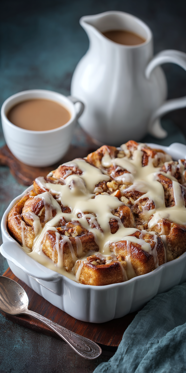Cinnamon Roll Casserole Dessert Recipe