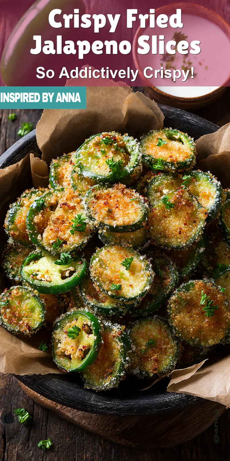 Crispy Fried Jalapeno Slices served warm with cozy spices