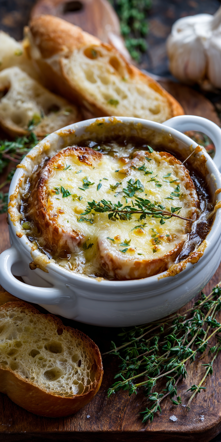 French Onion Chicken Skillet Dinner Ideas served warm with cozy spices