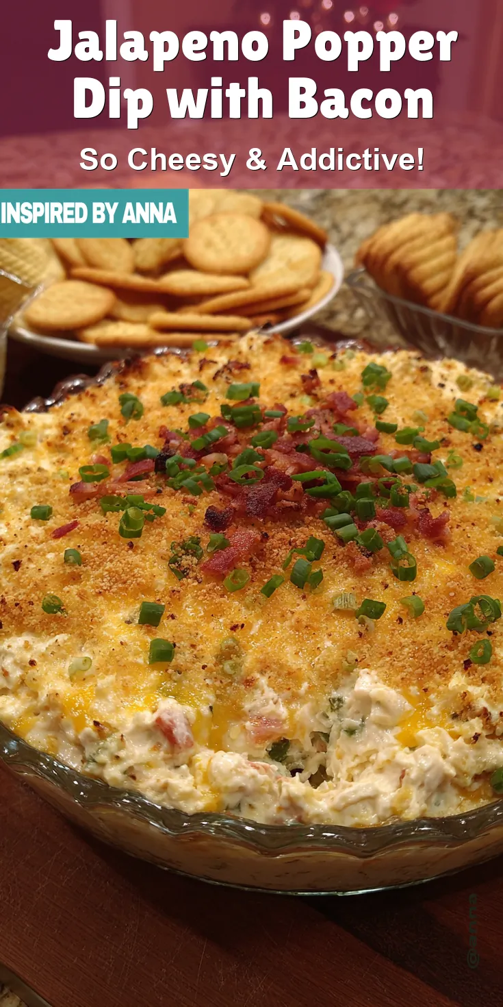 Jalapeno Popper Dip with Bacon served warm with cozy spices
