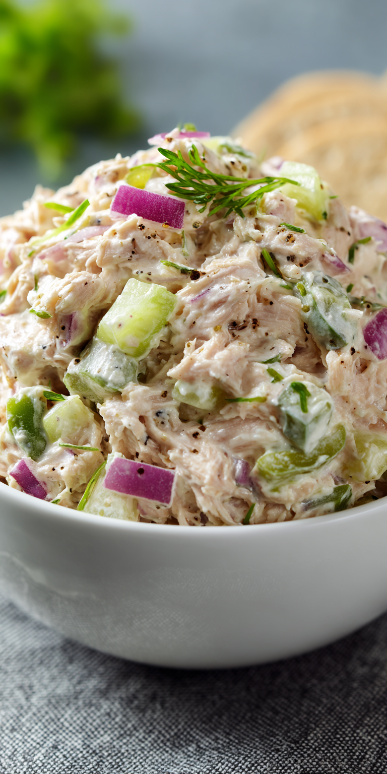 Jalapeno Tuna Salad Lunch served warm with gentle spices and a cozy aroma