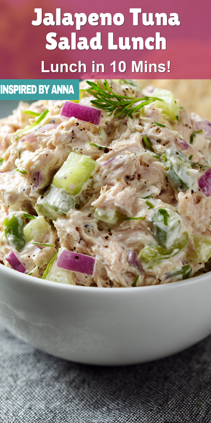 Jalapeno Tuna Salad Lunch served warm with cozy spices