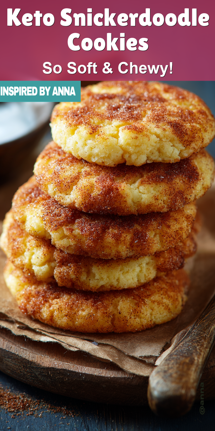 Keto Snickerdoodle Cookies served warm with cozy spices