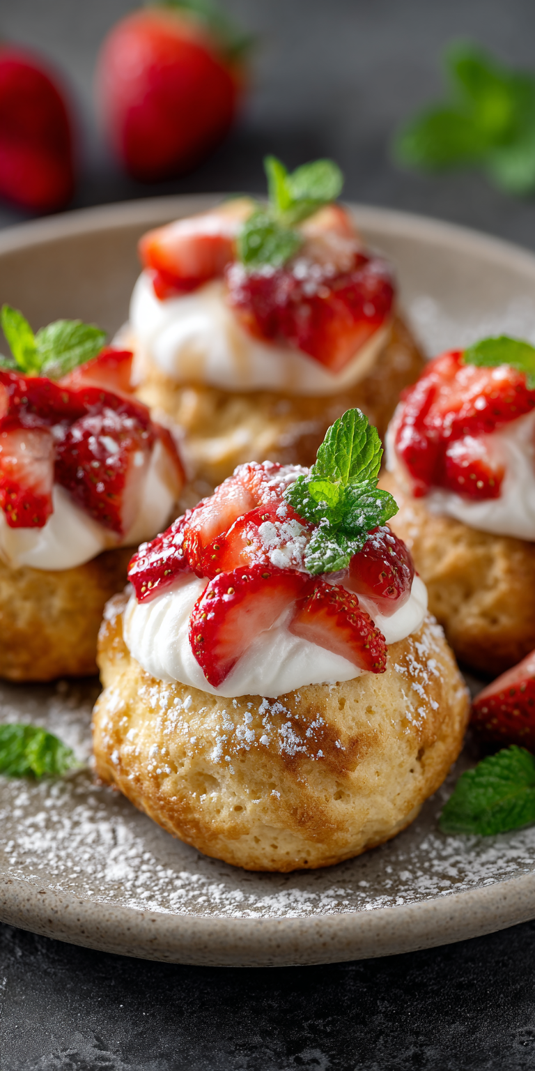 Mini Strawberry Shortcake Bites Recipe