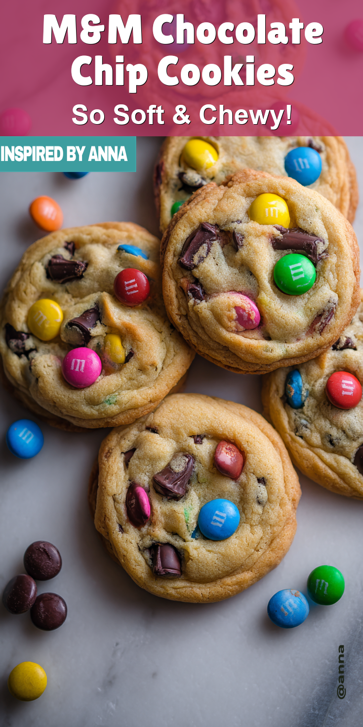 M&M Chocolate Chip Cookies served warm with cozy spices
