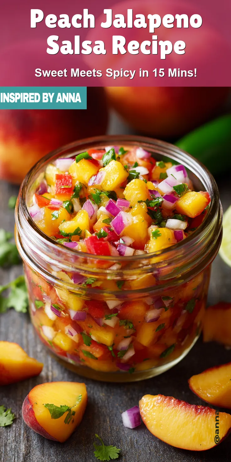 Peach Jalapeno Salsa Recipe served warm with gentle spices and a cozy aroma