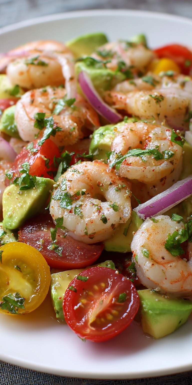 Shrimp Avocado Salad Healthy Food Dishes Recipe