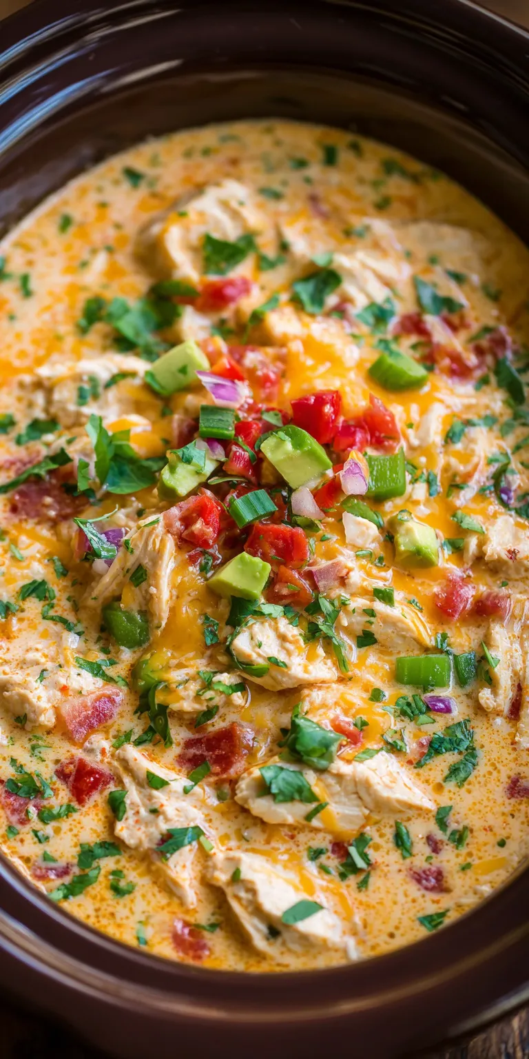 Slow Cooker Queso Chicken Tacos served warm with gentle spices and a cozy aroma