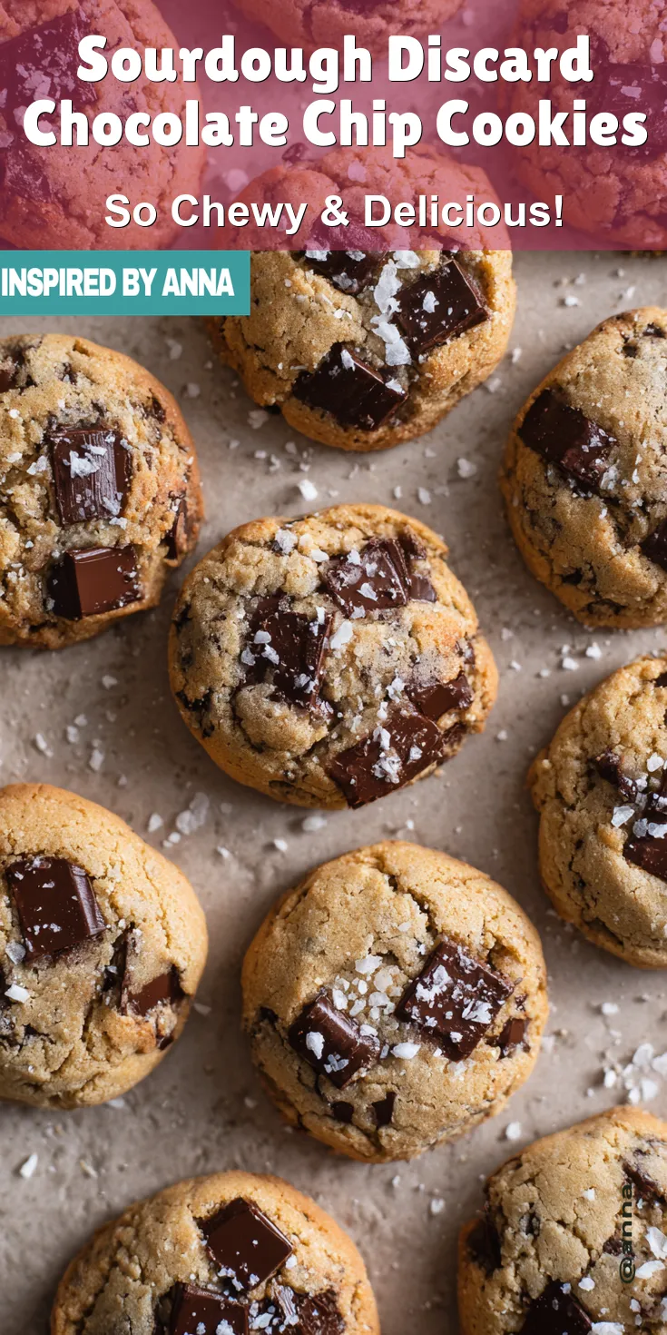 Sourdough Discard Chocolate Chip Cookies served warm with cozy spices