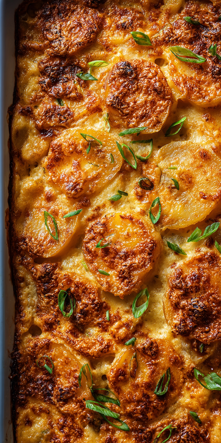 Spicy Cajun Scalloped Potatoes Recipe