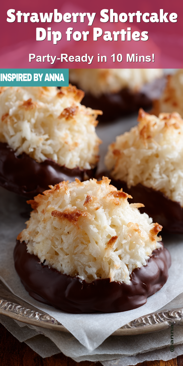 Strawberry Shortcake Dip for Parties served warm with cozy spices
