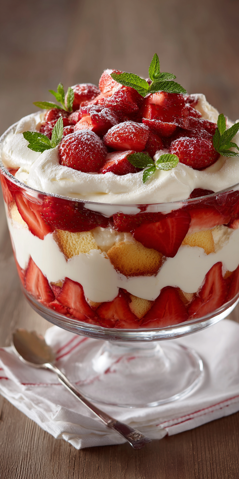 Strawberry Shortcake Pancakes Stack served warm with cozy spices